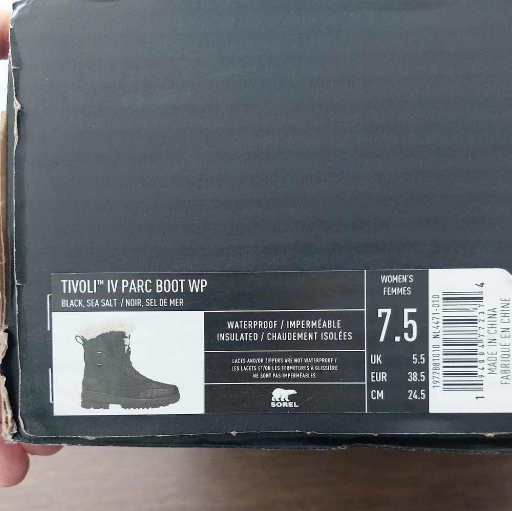 Size 7.5 Sorel Tivoli Winter Boots Runs Small!! Fits Like 6.5-7 - Picture 14 of 16
